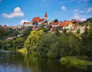 Czech Republic Znojmo .Vista città antica