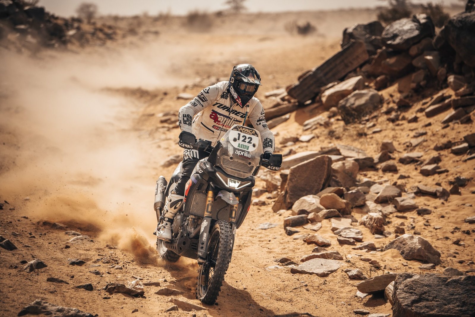 Aprilia Tuareg Rally affronta le dune dell’Africa Eco Race 2026.